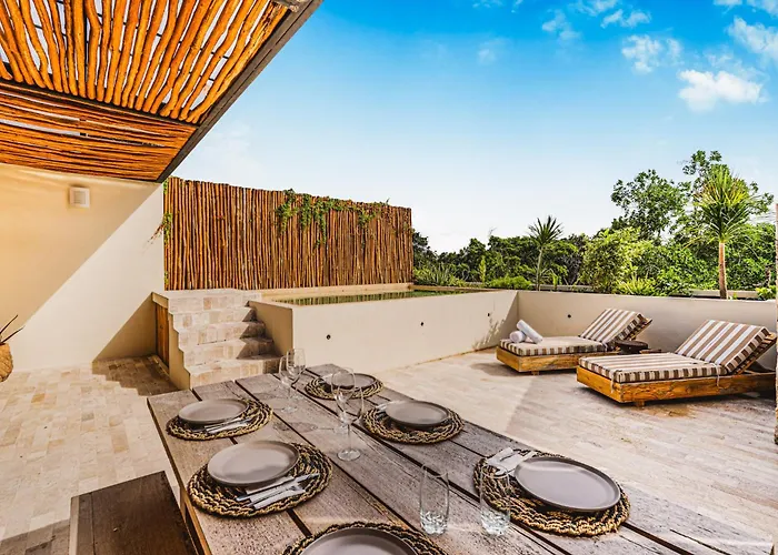 Jungle Penthouse W Sunset Rooftop Private Pool Tulum